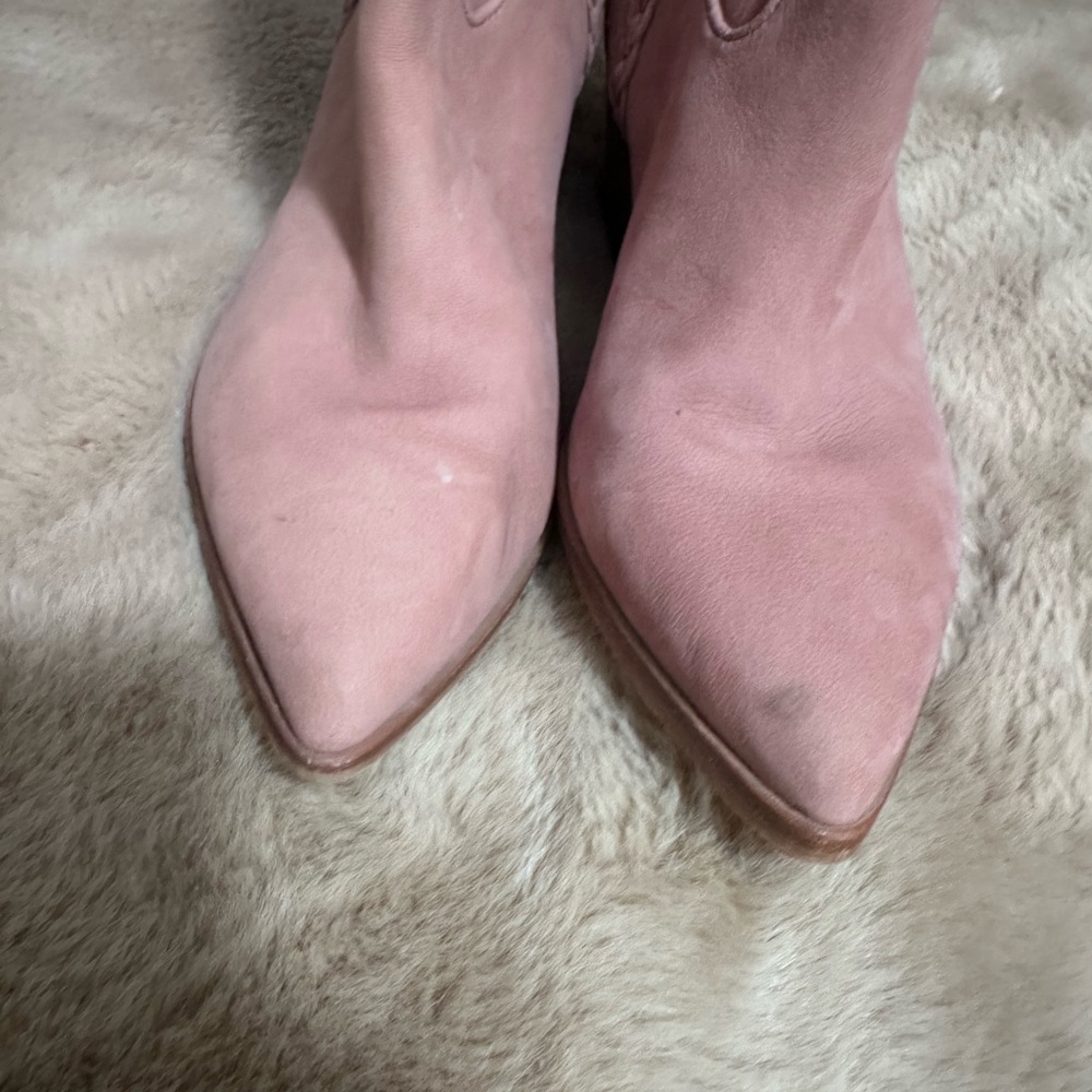 Dolce Vida Loral Women's Pink Western Ankle Boots 7 - Picture 4 of 6